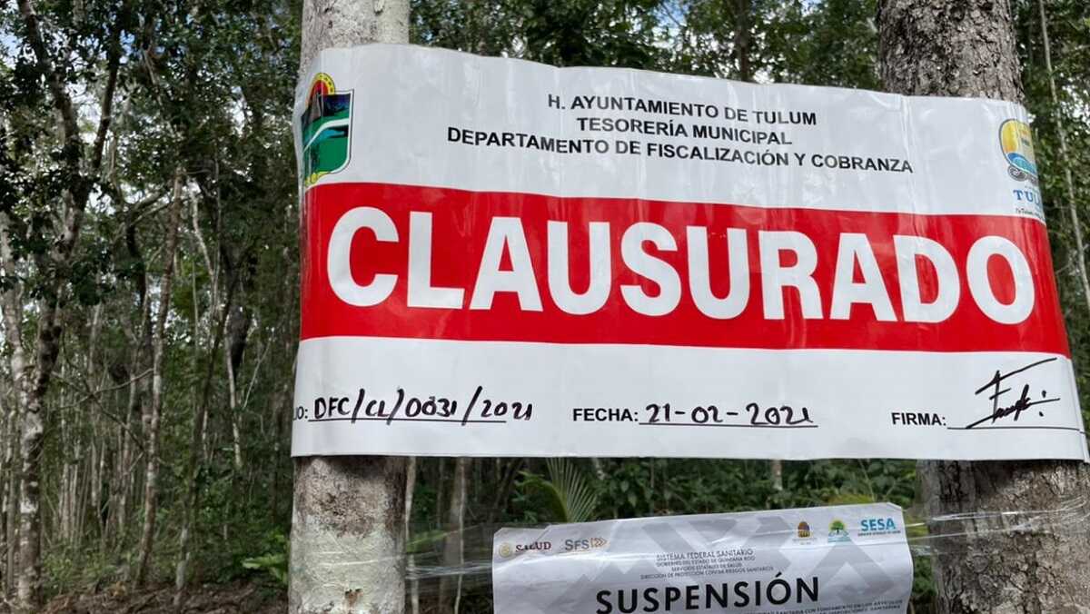 Clausuran mega-fiesta en las afueras de Tulum