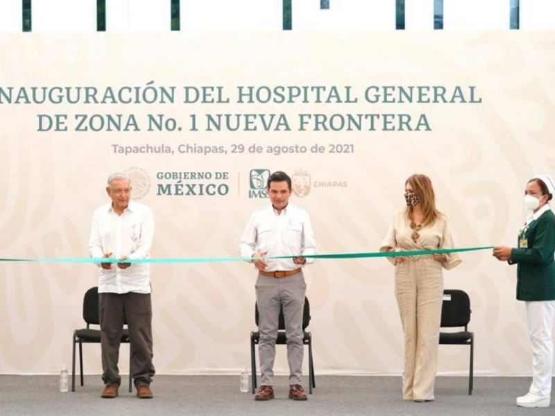 Inauguran hospital del IMSS en Tapachula, Chiapas