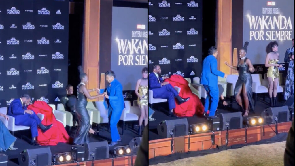 Tenoch Huerta pone a bailar a elenco en premier de ‘Black Panther 2’